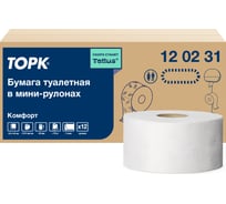 Туалетная бумага TORK Advanced 170 м 2-слойная белая 120231 126502 22151