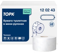 Туалетная бумага TORK Premium 170 м 2-слойная белая 120243 124543 22172
