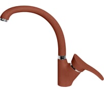 Смеситель для кухни AquaGranitEx красный марс C-3040 /334