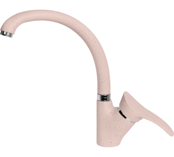 Смеситель для кухни AquaGranitEx розовый C-3040 /315 1