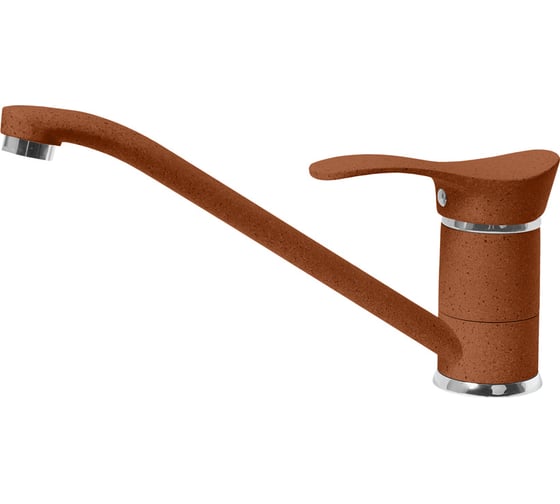 Смеситель для кухни AquaGranitEx терракот C-1040 /307