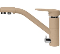 Смеситель для кухни AquaGranitEx песочный C-6040 /302