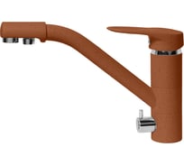Смеситель для кухни AquaGranitEx терракот C-6040 /307