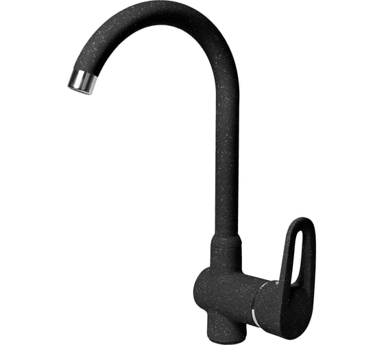 Смеситель для кухни AquaGranitEx черный C-5035 /308 1
