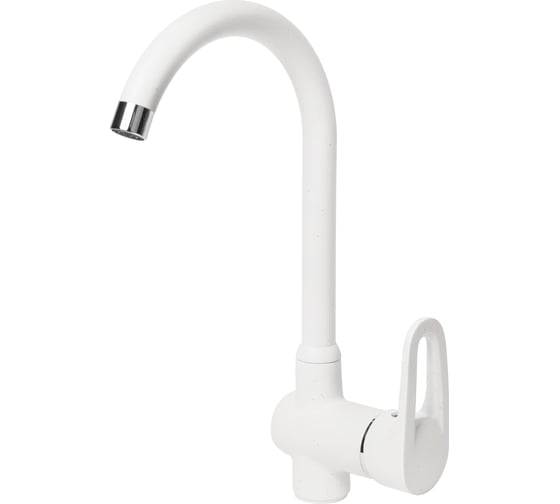 Смеситель для кухни AquaGranitEx белый C-5035 /331 1