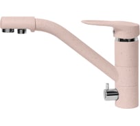 Смеситель для кухни AquaGranitEx розовый C-6040 /315