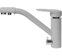 Смеситель для кухни AquaGranitEx серый C-6040 /310