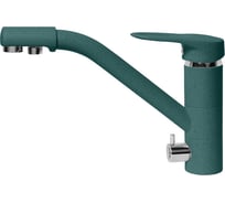 Смеситель для кухни AquaGranitEx зеленый C-6040 /305