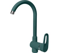 Смеситель для кухни AquaGranitEx зеленый C-5035 /305