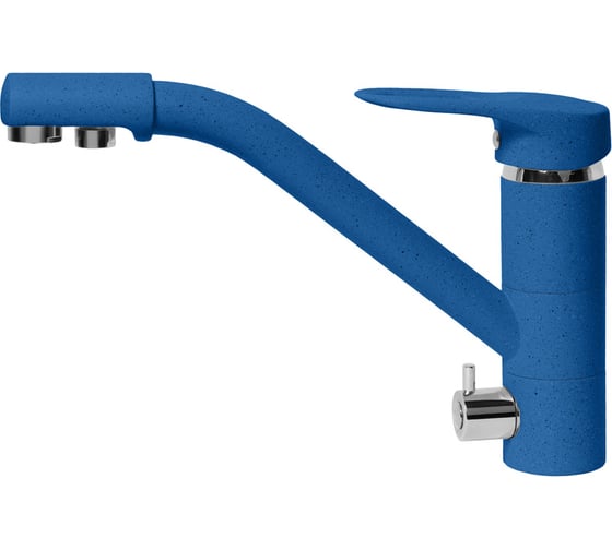 Смеситель для кухни AquaGranitEx синий C-6040 /323