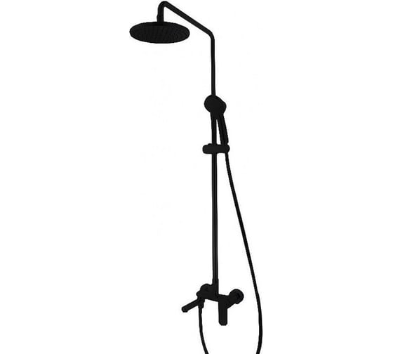 Душевая колонна со смесителем для ванны Bravat Opal Black,черный F6125183BM-A2-RUS 00285964