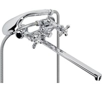 Смеситель для ванны и умывальника ARGOTECH retro 1/2", керамический, картридж, плоский излив 325 мм, 19841