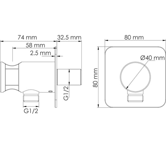 Подключение шланга WasserKraft A290