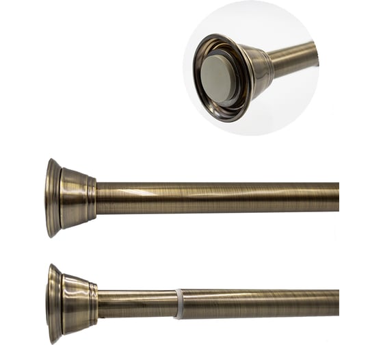 Комплект карниз и кольца Bath Plus DCKDC011