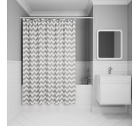 Штора для ванной IDDIS 200x180 см, полиэстер BR02P18i11
