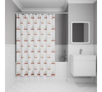 Штора для ванной IDDIS 200x180 см, полиэстер BO01P18i11