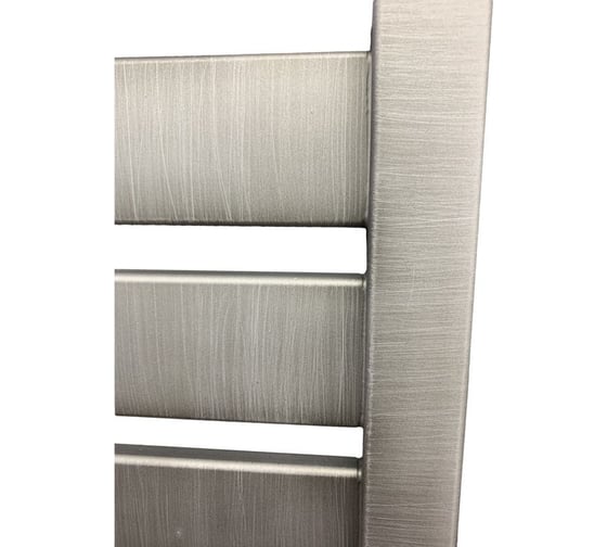 Полотенцесушитель Ника MODERN ЛМ 7 100/50 Matt Antique Silver с вентилями