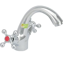 Двуручный смеситель Eleanti для умывальника, с гибкой подводкой 0402.894