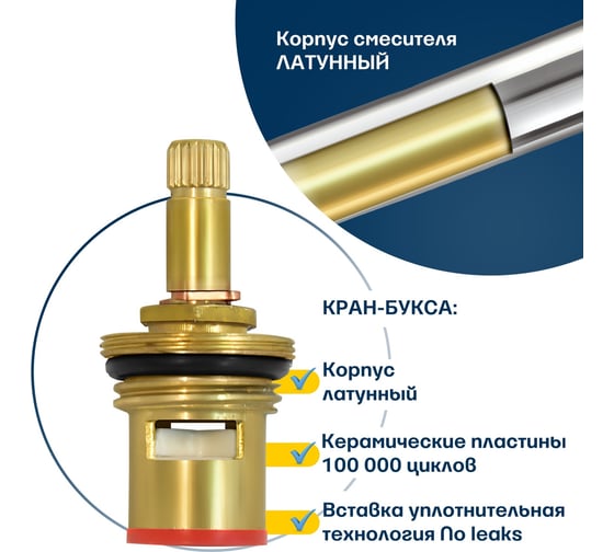 Ванно-душевой двуручный смеситель Eleanti 0402.886