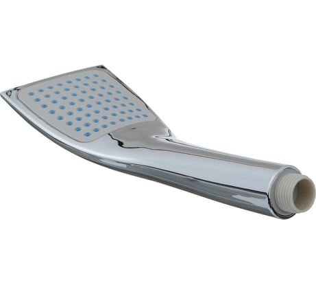 Лейка для душа Melodia della vita квадрат 1 функция, 70х70мм, L215мм, хром/голуб. 34666