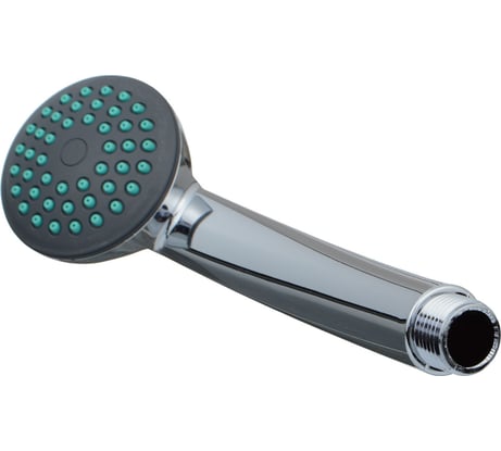 Лейка душа Melodia della vita 1 функция, d65 мм, хром/зеленый 34644