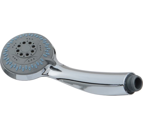 Лейка для душа Melodia della vita 3 функции, d80мм, хром/голубой 34655