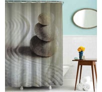 Тканевая шторка для ванны Melodia della vita MZ-78 Просветление 180х200см 20848