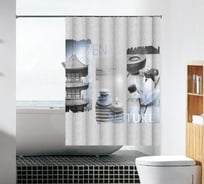 Тканевая шторка для ванны Melodia della vita Сила духа MZ-94 180х180см 20864