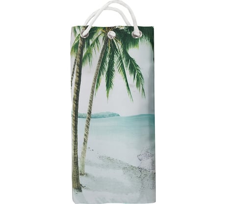 Тканевая шторка для ванны Melodia della vita MZ-59 Пальмы 180х180 см 20829