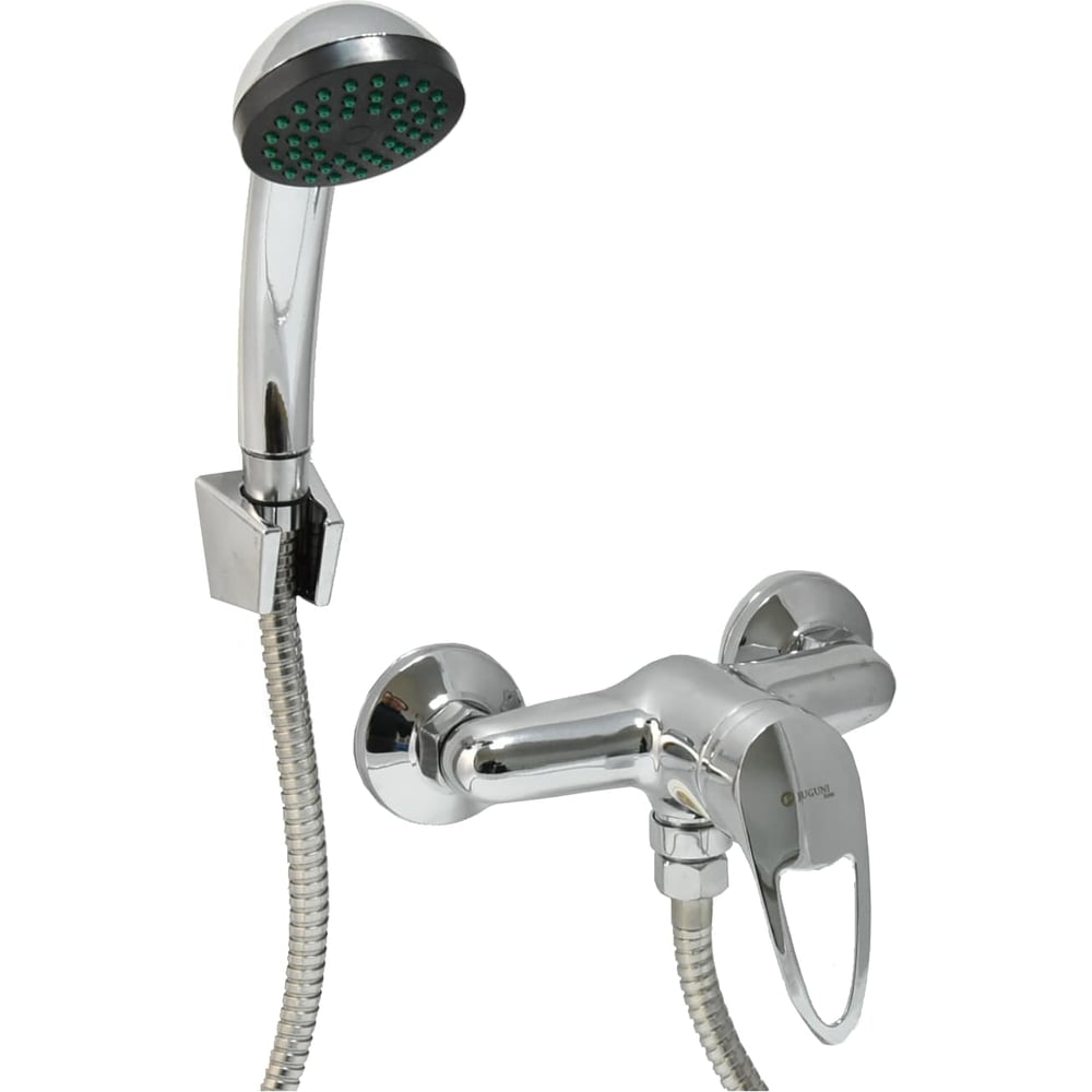 Одноручный смеситель для душа Juguni со шлангом, хромированной лейкой и ...