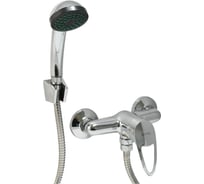 Одноручный смеситель для душа Juguni со шлангом, хромированной лейкой и кронштейном, JGN0622 0402.738