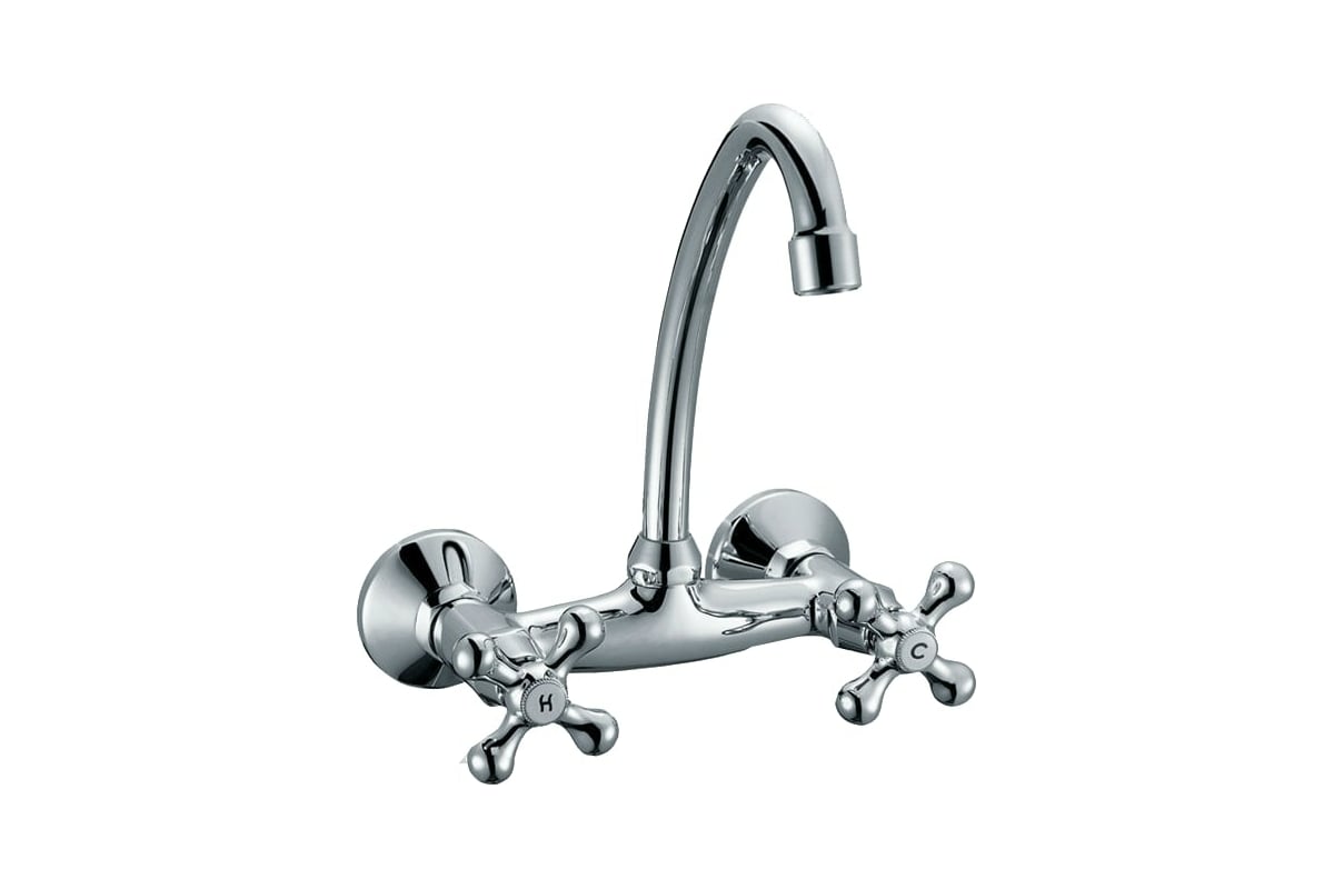 Двуручный смеситель для мойки Juguni настенный 0402.981 - выгодная цена ...