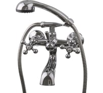Смеситель для ванны LEDEME короткий излив, крест, керамика L3019 65715