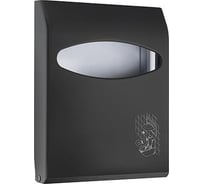 Диспенсер для накладок на туалет Nofer серии Black черного цвета 04028.N