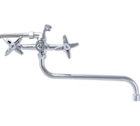 Смеситель для ванны LEDEME крест, керамика, переключение душа картридж L2320 806322