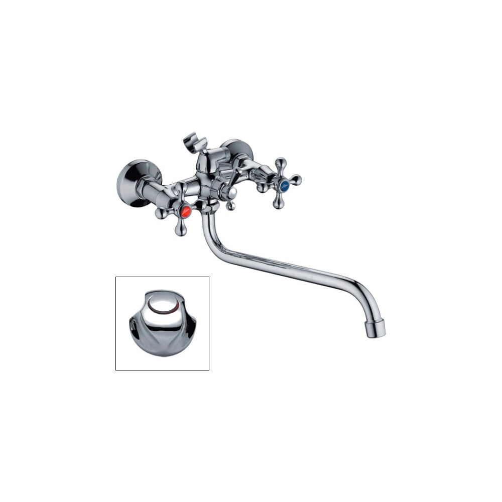 Смеситель для ванны LEDEME шаровый переключатель душа, керамика L2226 ...