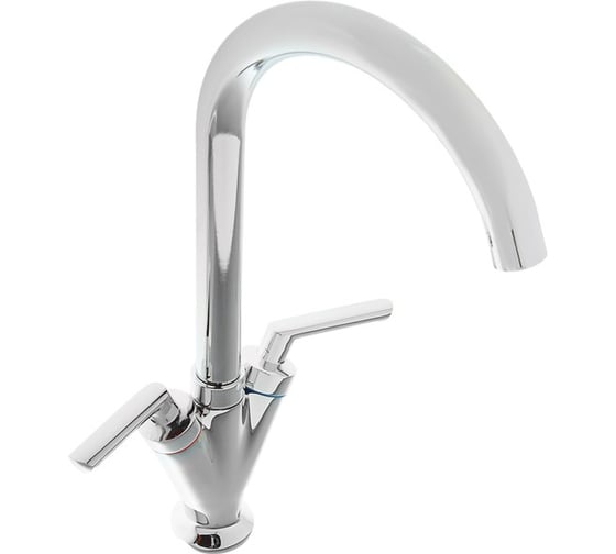 Смеситель для кухни LEDEME литой излив, керамика L4098 89778