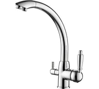 Смеситель для кухни с выходом для питьевой воды LEDEME картридж диаметр 35 мм L4455-3 88668