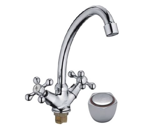 Смеситель для кухни LEDEME керамика, с гайкой L5909 65726