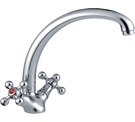 Смеситель для кухни LEDEME литой излив, керамика L4219 89725