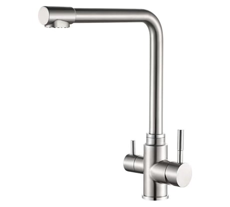 Смеситель для кухни с каналом для фильтрованной воды ORANGE Boni никель M15-008ni