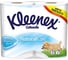 Туалетная бумага KLEENEX Natural Care белая, 3-х слойная, 4 шт, new design 22531 1