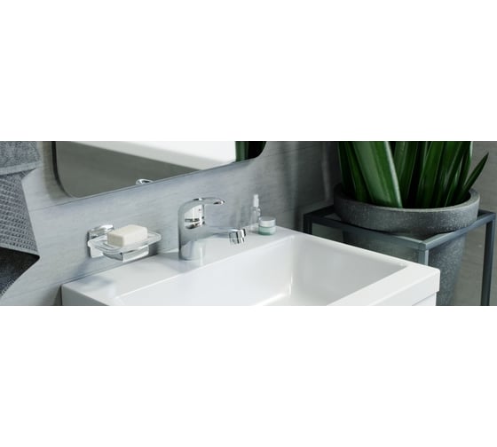 Смеситель для умывальника Dorff Comfort материал полимер, цвет хром D8021000