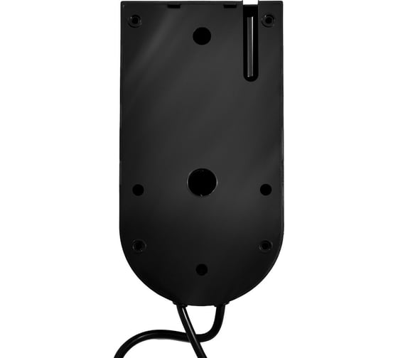 Настенный  фен для волос Puff 1600 ВlB, черный, 1,6 кВт, с розеткой 0405.013
