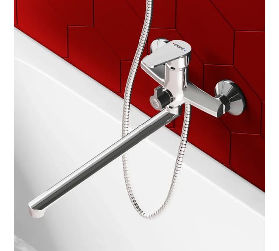 Смеситель для ванны и душа Dorff Prime универсальный излив D4095000