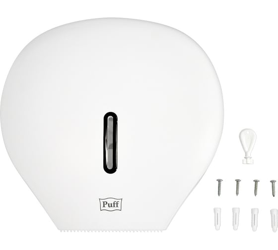 Диспенсер для туалетной бумаги Puff 7120, пластиковый, белый 1402.999