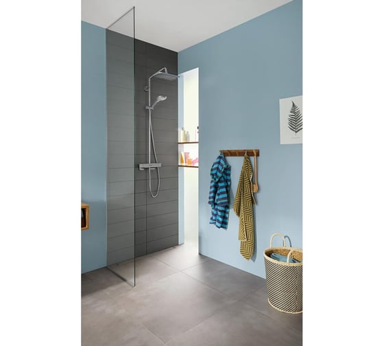 Душевая система HANSGROHE 27630000 HG Croma E Showerpipe 280 1jet 00000070116
