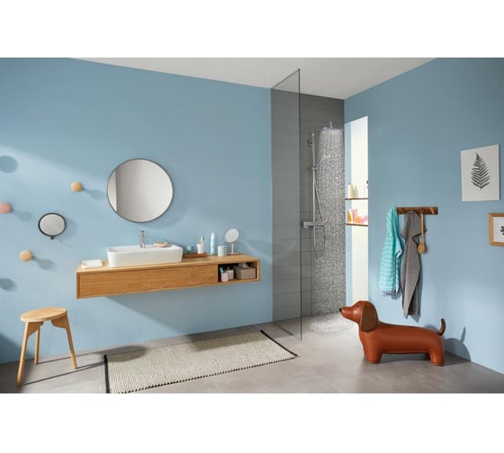 Душевая система HANSGROHE 27630000 HG Croma E Showerpipe 280 1jet 00000070116