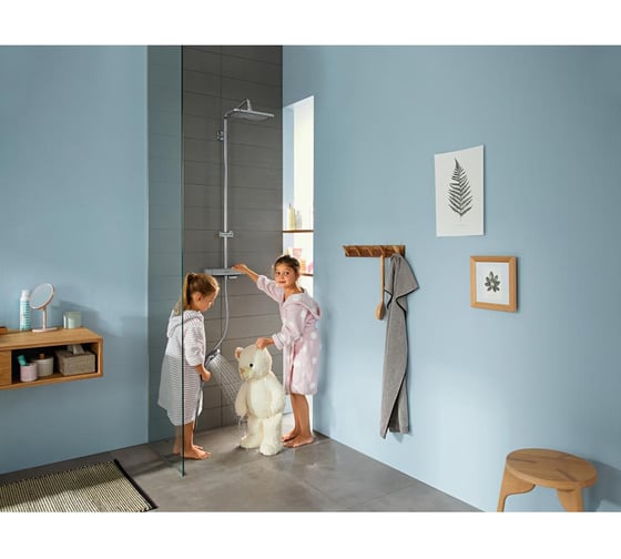 Душевая система HANSGROHE 27630000 HG Croma E Showerpipe 280 1jet 00000070116