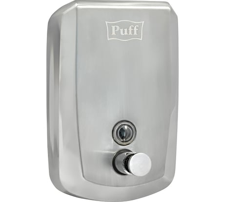 Дозатор для жидкого мыла Puff из нержавеющей стали 8715, хром, 1000 мл, с ключом 1402.139